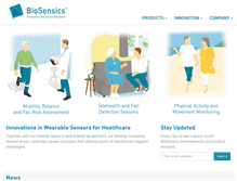 Tablet Screenshot of biosensics.com